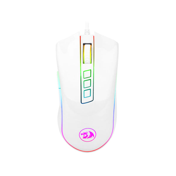 Mouse ReDragon Gamer RGB COBRA M711W WHITE