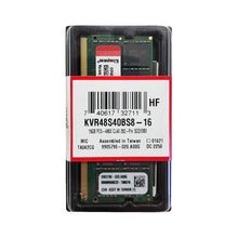 Cargar imagen en el visor de la galería, Memoria RAM Notebook 16GB DDR5 4800MT/s SODIMM 1RX8 CL40 1.1v CAJA ABIERTA