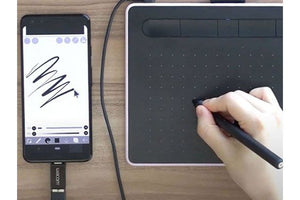 Adaptador USB-C OTG Wacom, compatible con Android