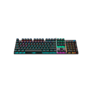 Teclado Mecánico HP GK400F (Switch Blue, Metálico, RGB, Español, Silver)