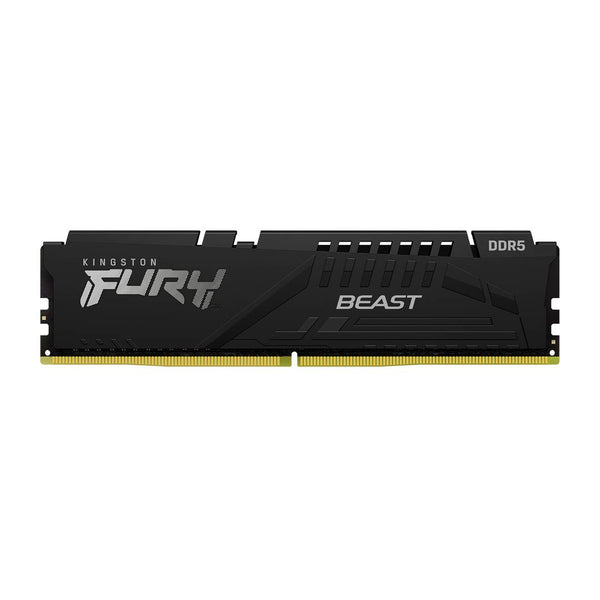 Memoria Ram DDR5 16GB 6000MHz Kingston Fury Beast Black, DIMM, CL40, 1.35V