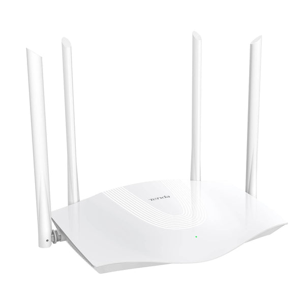 Router Tenda AX1800, Wi-Fi 6 Dual Band, Control Remoto por App Tenda, 4 Antenas, Blanco