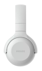 Audífonos Inalámbricos Philips TAUH202WT, Over-Ear, Hasta 15 Horas, Plegable, Blanco