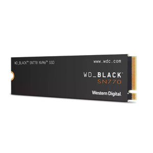 Unidad de Estado Sólido WD Black SN770, 1TB, M.2 PCIe 4.0, Lectura 5150 MB/s Escritura 4900 MB/s