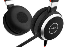 Cargar imagen en el visor de la galería, Audifono Jabra Evolve 40 Duo USB, CABLE USB-A, MINI JACK 3.5