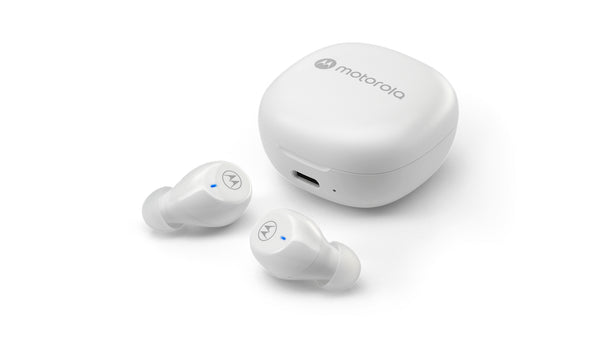 AUDIFONO MOTOROLA MOTO BUDS 105 TRUE WIRELESS BLANCO