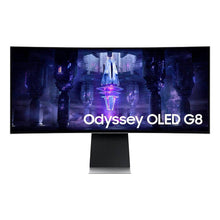 Cargar imagen en el visor de la galería, Monitor Gamer Samsung Odyssey OLED G8 Curvo de 34&quot;, 4K UHD, 175Hz, 0.1ms, Panel VA, FreeSync Pro