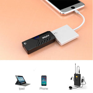 Micrófono Inalámbrico Fifine K031B, con Solapa Lavalier, Conexión USB