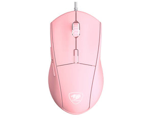 Mouse Gamer Cougar Minos XT, 6 Botones, 4000DPI, Rosa