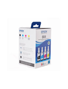 Pack de 4 tintas Epson T644 Negro + Colores