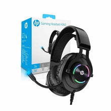 Cargar imagen en el visor de la galería, Audifonos Gamer HP H360, Micrófono, RGB, Jack 3.5mm + USB, Compatible con PC y PS4