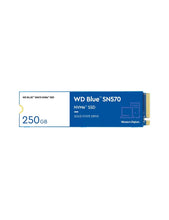 Cargar imagen en el visor de la galería, Unidad de Estado Sólido WD Blue SN570, 250GB, NVMe M.2, Lectura 3300 MB/s Escritura 1200MB/s