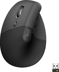 Mouse Logitech Lift Left Vertical Ergonomic Grafito